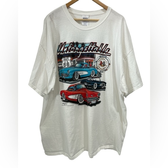 Chevrolet Corvette Stingray Unforgettable Double Side Graphic Short Sleeve Tee - Picture 1 of 7